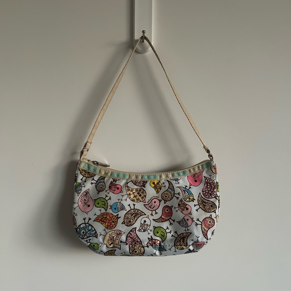 LeSportsac birds print mini shoulder bag